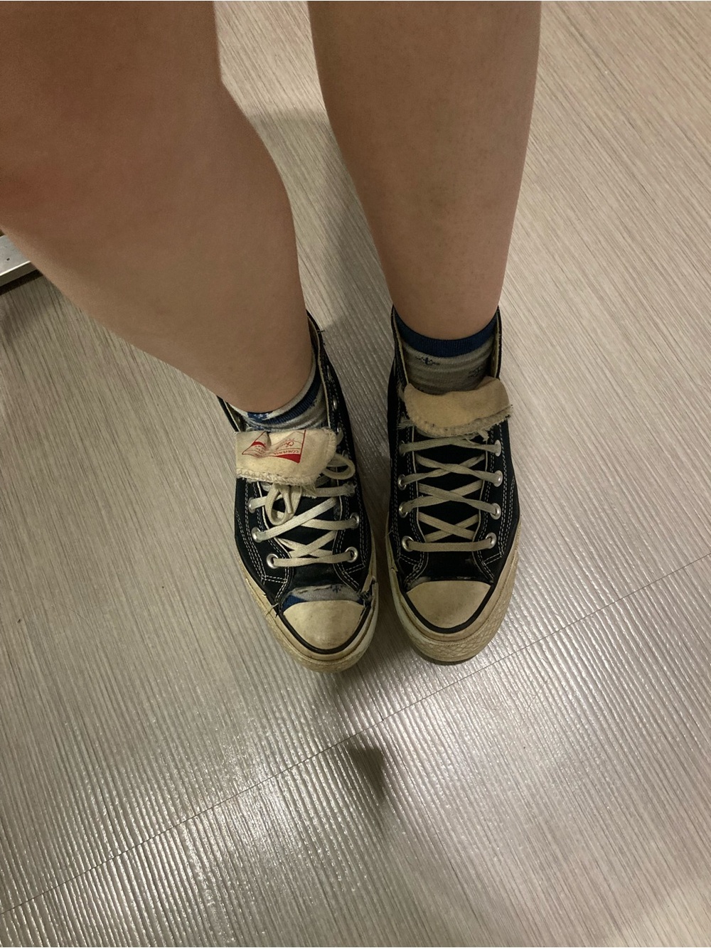 Classic Black Canvas Lace-Up Women's Sneakers